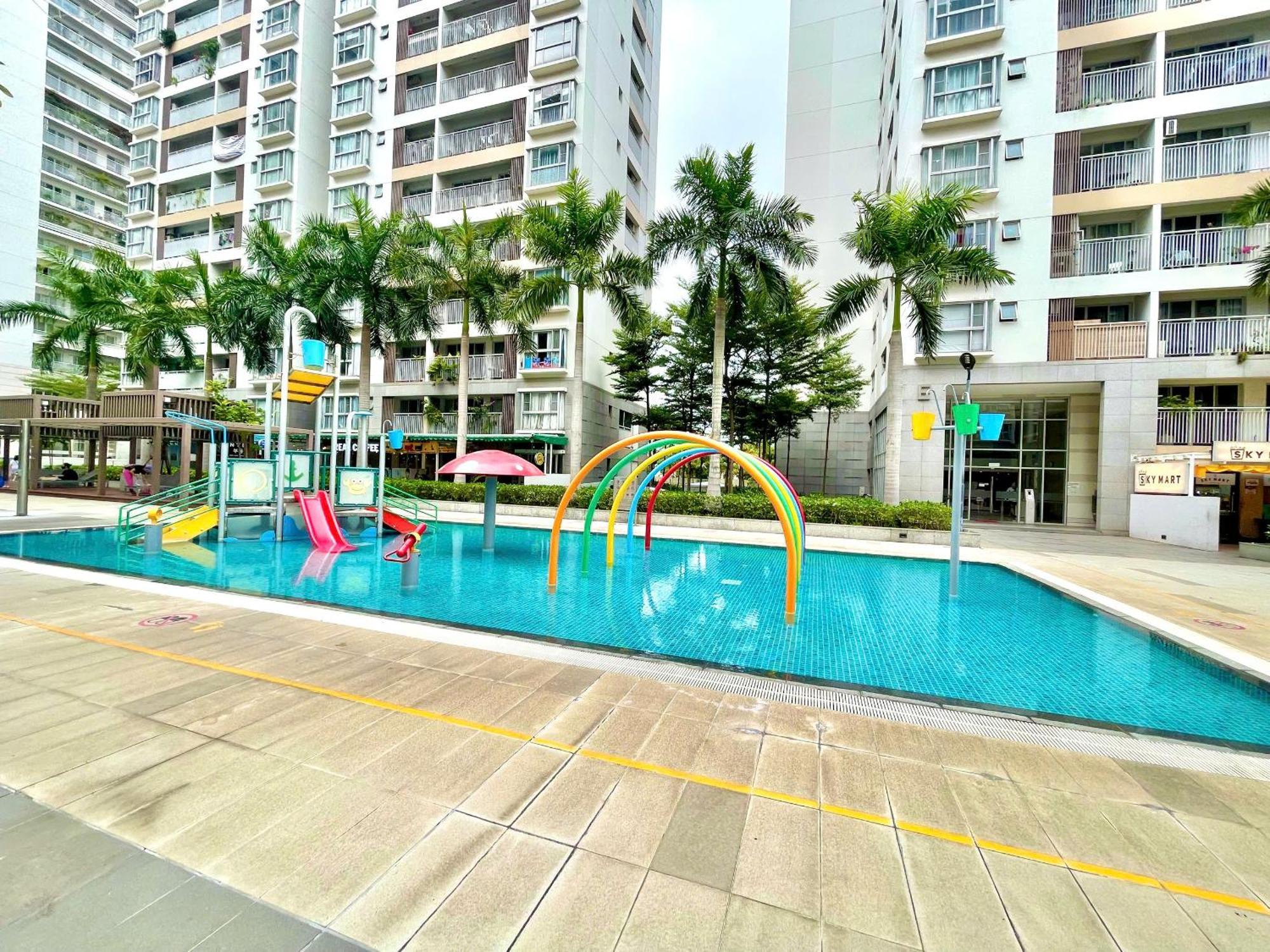 Secc Luxury 2-Br Apartment, Scenic Valley, Saigon Exhibition And Convention Center, Fv Hospital, Phu My Hung District 7 胡志明市 外观 照片